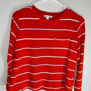 Banana Republic Vibrant Red Knit Top